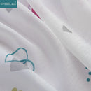 Voilage enfant style europeen motif adorable fenetre chambre