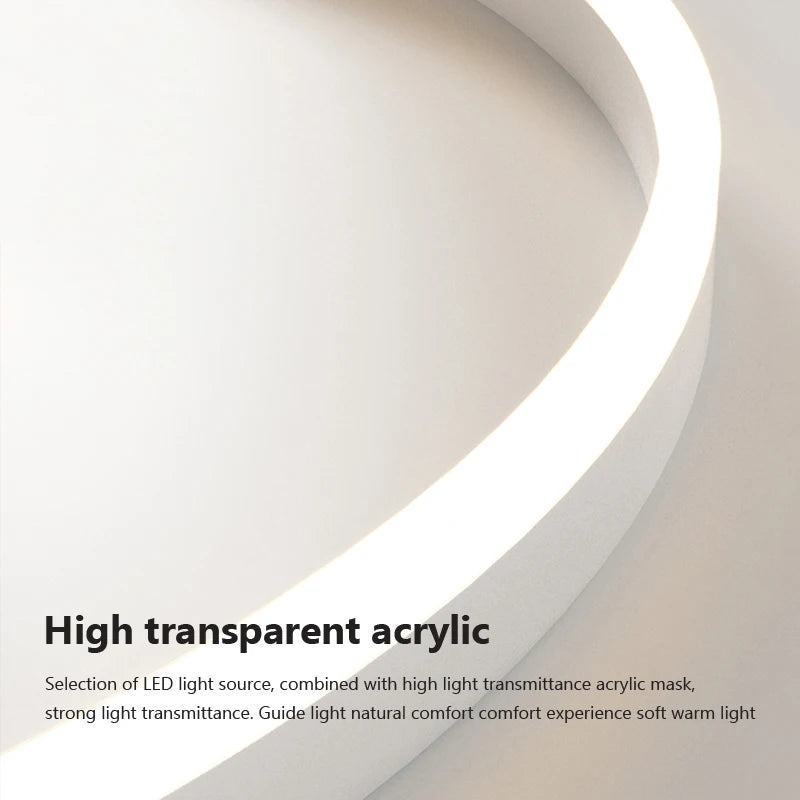 lustre nordique moderne à led design créatif et simple - vue 6 sur 8