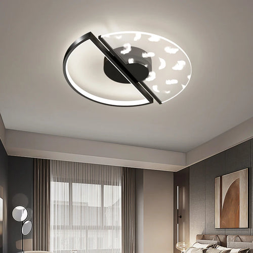 plafonnier led moderne avec intensité variable et design unique - vue 2 sur 14