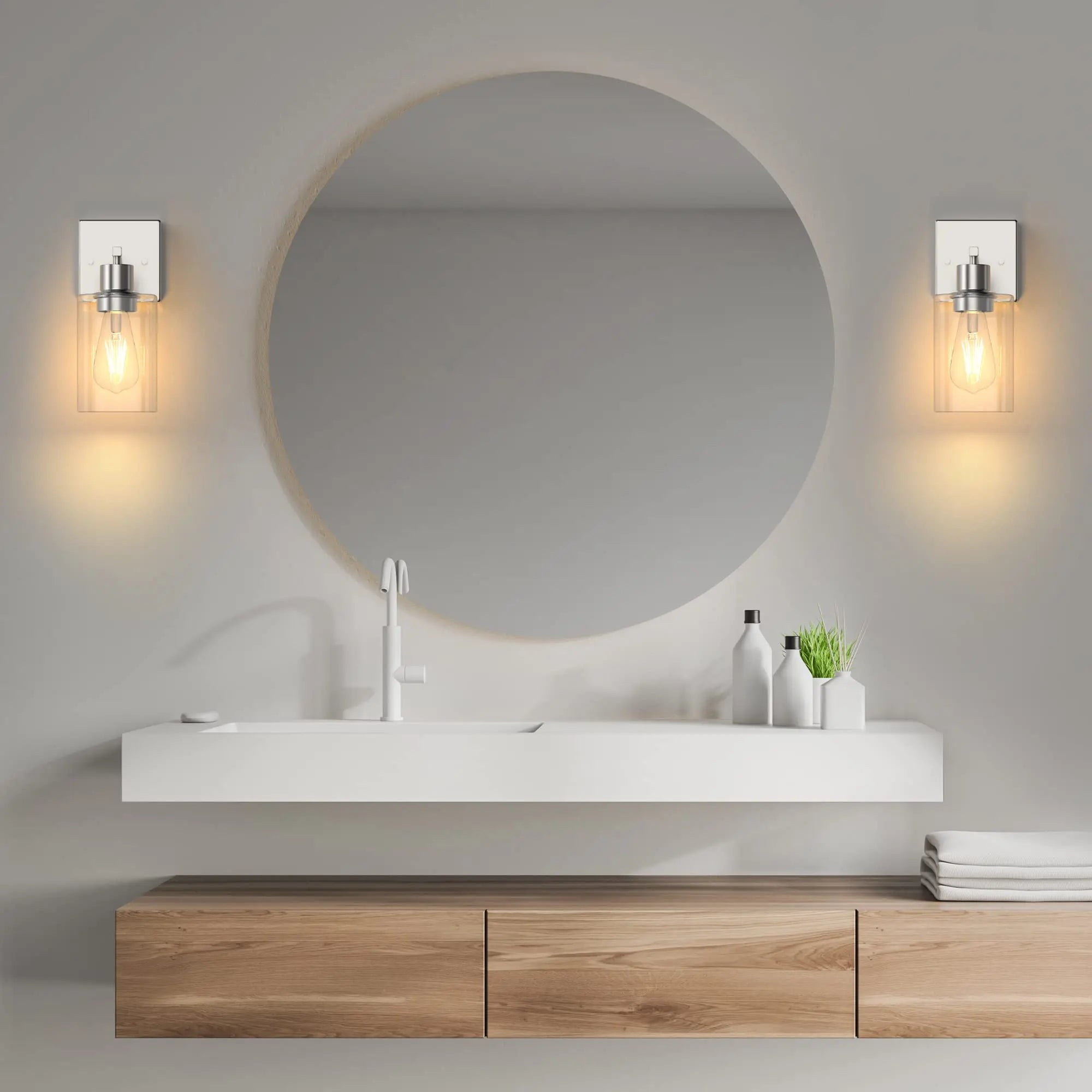 applique murale led salle bain étanche angle ajuster luminaire mural - vue 9 sur 9