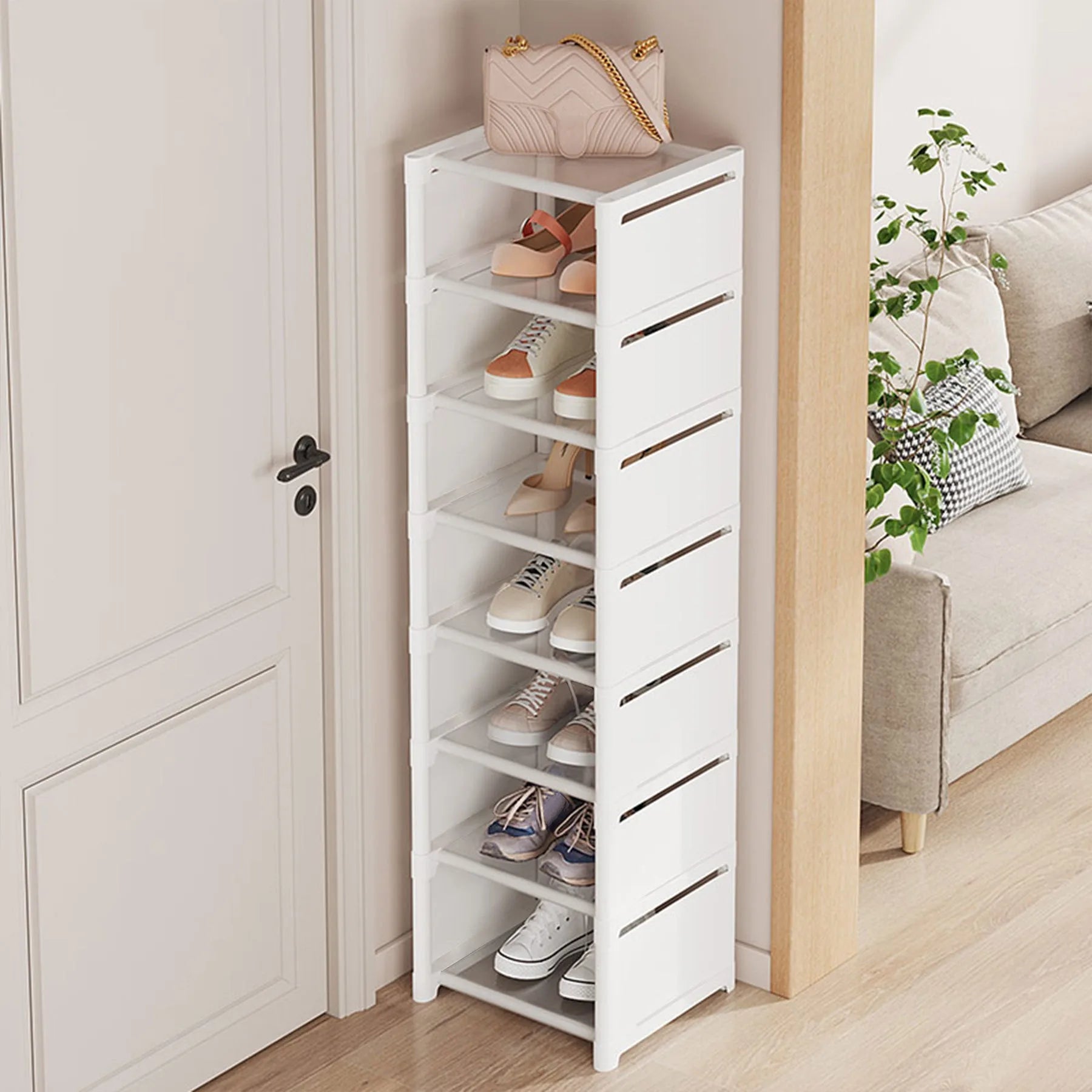 organisateur de chaussures empilable et réglable gain de place - vue 4 sur 15