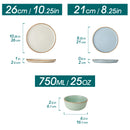 Service de table gres effet glacure brillante moderne