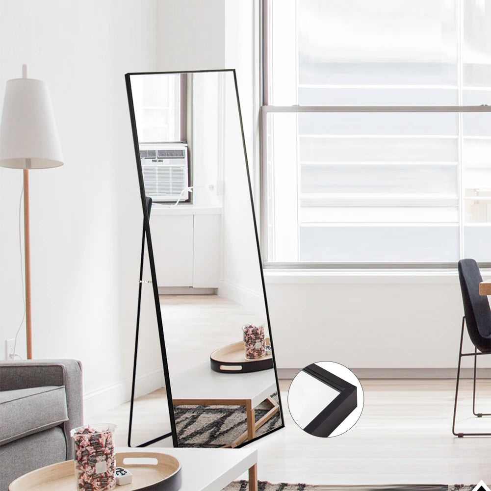 miroir sur pied en verre trempé vertical ou incliné - vue 6 sur 5