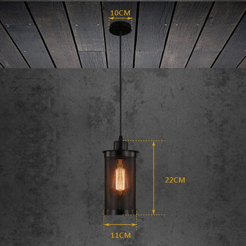 suspension vintage rétro éclairage industriel pour intérieur