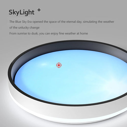 plafonnier led intelligent avec télécommande et réglage de la luminosité - vue 6 sur 8
