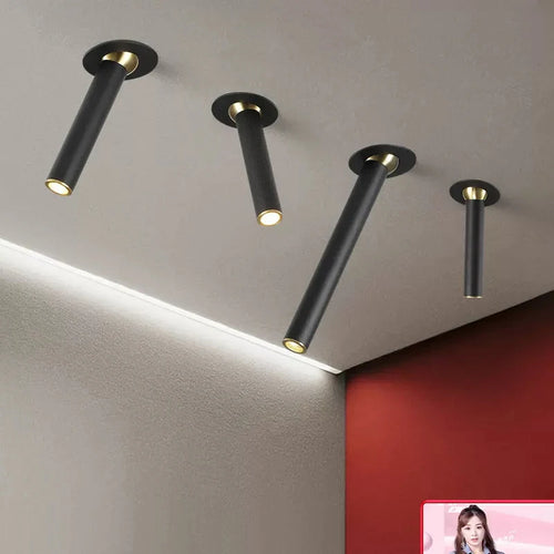 plafonnier led encastrable angle rotatif pour éclairage intérieur - vue 3 sur 9