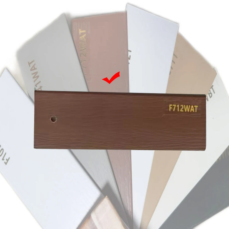 Store vénitien imitation bois pvc étanche pour fenêtre