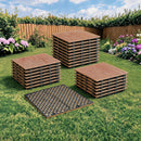 Dalles terrasse acacia clipsables antiderapant 30x30 balcon piscine