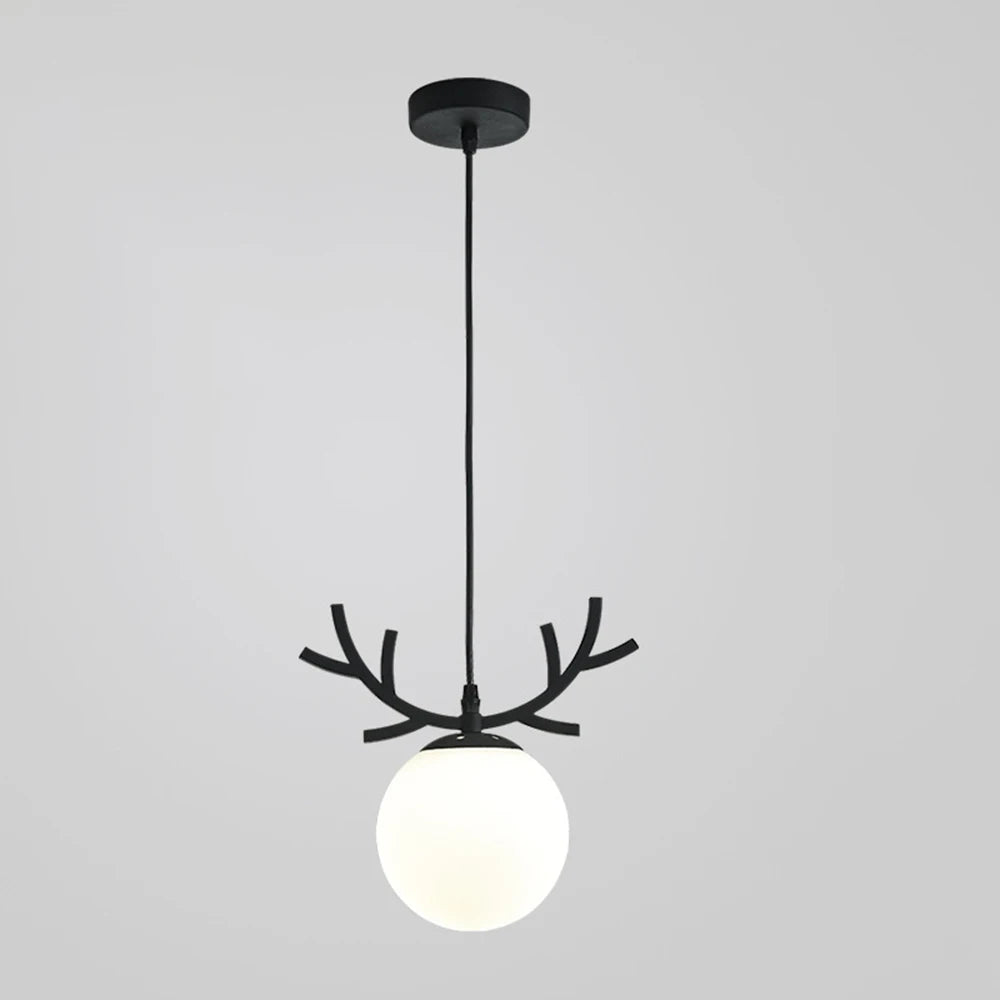 suspension en verre design vintage luminaire plaqué or moderne - vue 10 sur 10