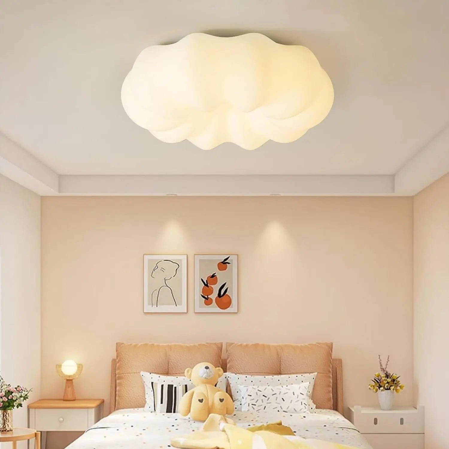 plafonnier led nordique luminaire décoratif d'intérieur pour diverses pièces - vue 2 sur 8