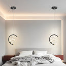 suspension boule de verre nordique pour luminaires gypsophile