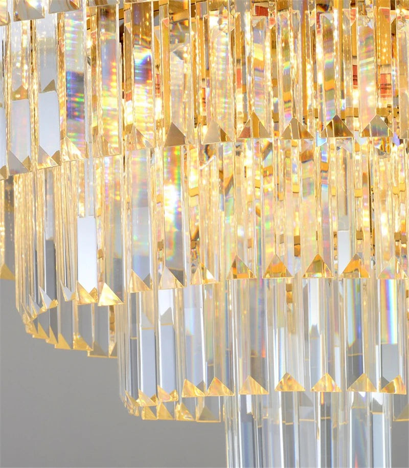 plafonnier moderne en cristal pour décoration élégante intérieure - vue 5 sur 7