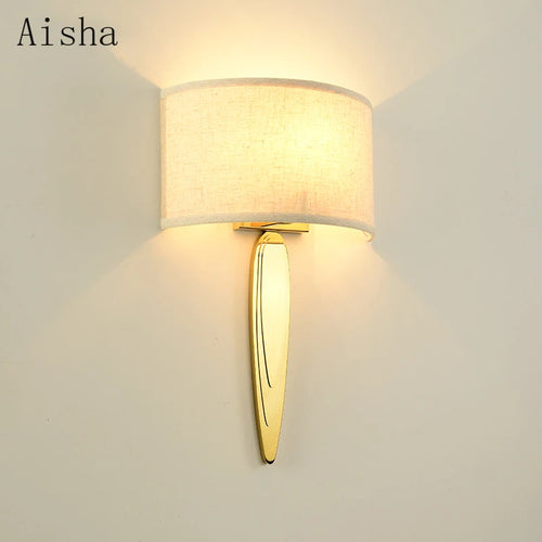 applique murale en tissu pour éclairage décoratif design moderne - vue 3 sur 10