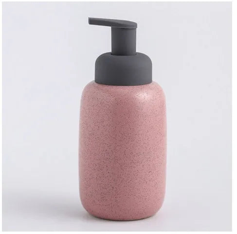 distributeur de savon en céramique mousse pressante pour salle de bain - vue 14 sur 18
