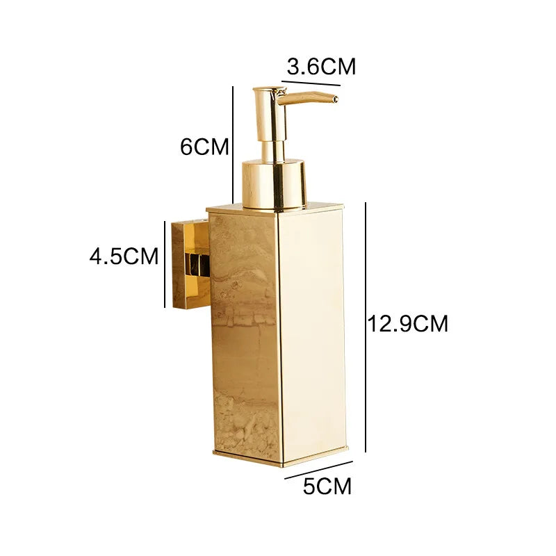 distributeur de savon liquide mural en acier inoxydable pour gel douche - vue 17 sur 18