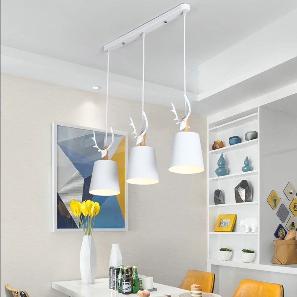 suspension moderne en bois nordique pour restaurant - vue 3 sur 13