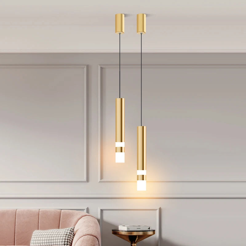 mini suspension led créatives pour éclairage intérieur