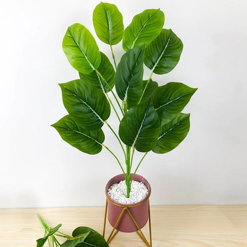 plantes artificielles monstera tropicales pour décoration intérieure et extérieure - vue 2 sur 8