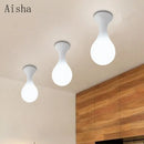plafonnier créatif en forme de goutte de pluie design moderne