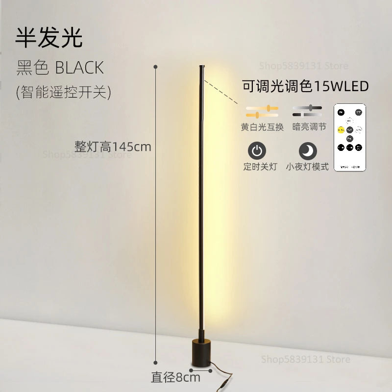 lampadaire nordique moderne minimaliste super lumineux à 360 degrés
