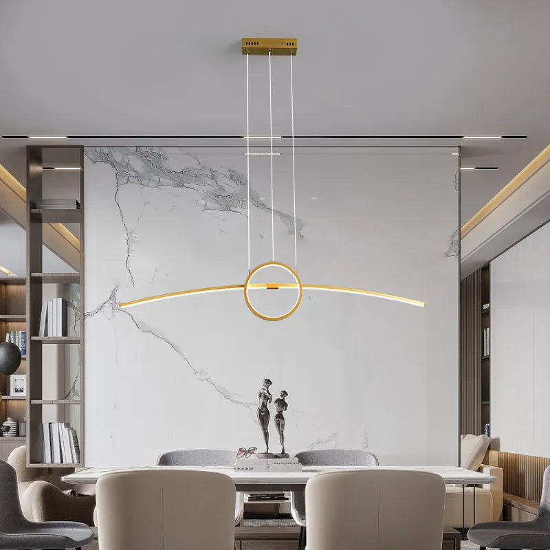 Suspension LED moderne créatif suspension maison intelligente Alexa