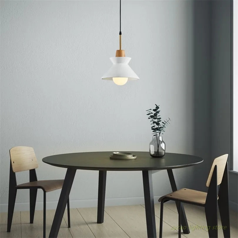 suspension moderne en bois pour décoration intérieure élégante - vue 2 sur 7