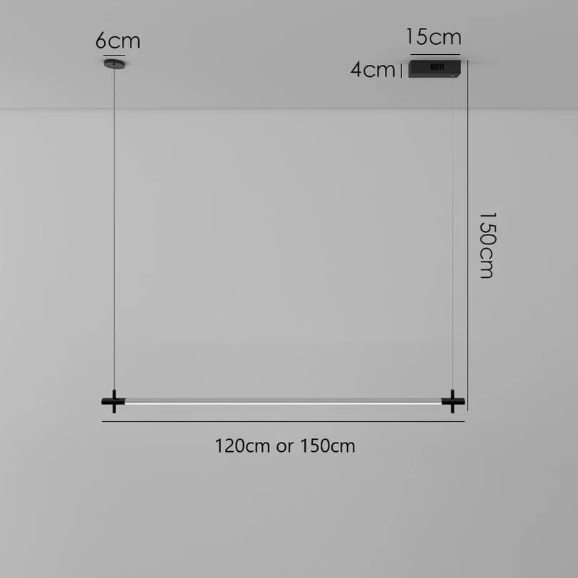 lampes suspendues led minimalistes pour table à manger - vue 6 sur 7