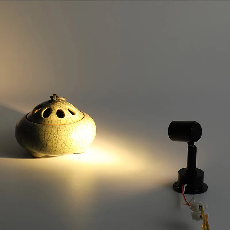 mini spot encastré led pour exposition de bijoux avec pilote 4000 K - vue 7 sur 6
