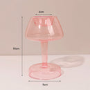 bougeoirs en verre rétro classiques pour décoration de mariage et intérieure