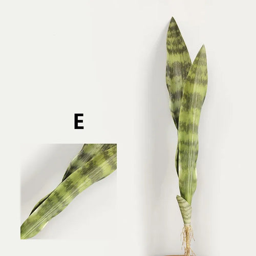 plantes artificielles feuilles de tigre pour décoration intérieure et jardin - vue 13 sur 12