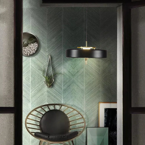 suspension nordic revolve lustre led métal moderne pour restaurant et bar - vue 3 sur 9