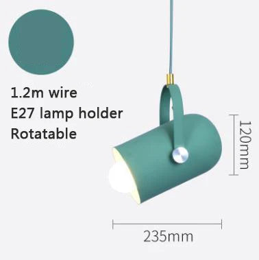 suspension minimaliste nordique avec angle réglable décoratif