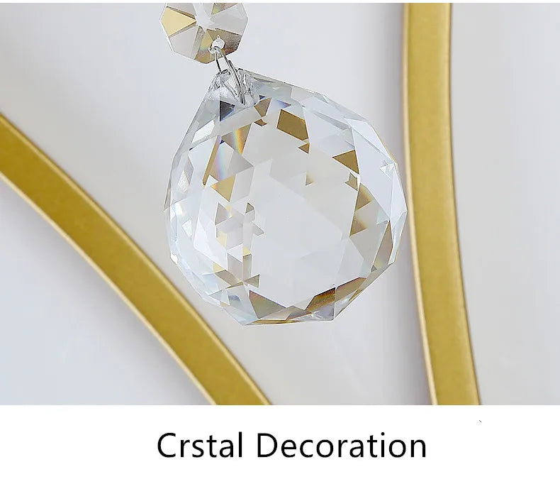 applique murale moderne en cristal pour un éclairage élégant - vue 4 sur 7