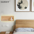 lampe de lecture led sandiy avec chargeur usb et sans fil