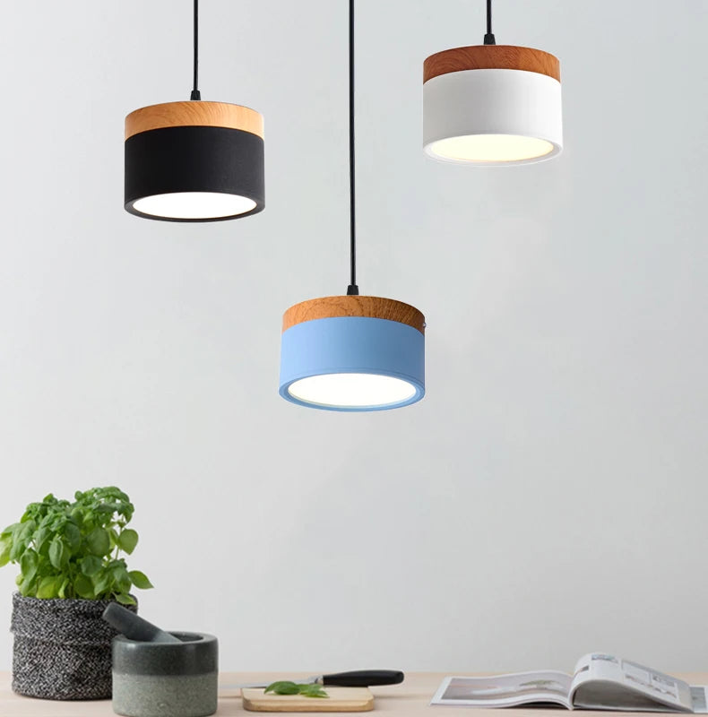 Suspension LED moderne makeron pour décoration intérieure