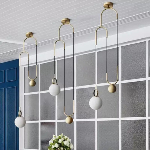 suspension boule en verre design créatif pour intérieur - vue 6 sur 7