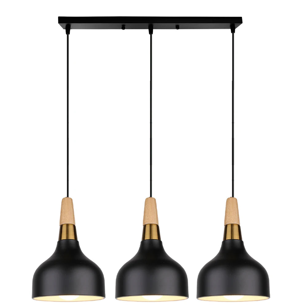 luminaire suspendu led moderne nordique en aluminium rétro - vue 13 sur 16