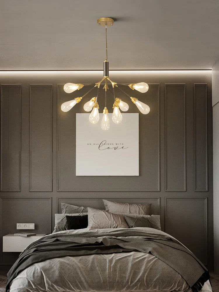 lustre luciole design post-moderne pour intérieur élégant et créatif - vue 4 sur 23