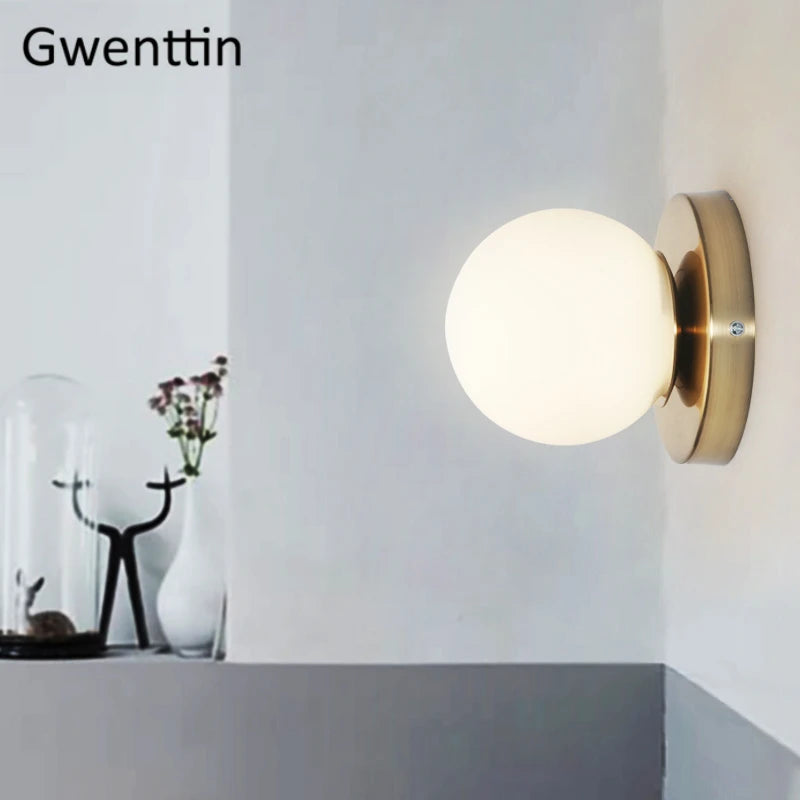 applique murale moderne à led en verre pour décoration intérieure - vue 5 sur 10