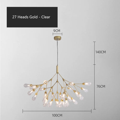 lustre luciole design post-moderne pour intérieur élégant et créatif - vue 18 sur 23