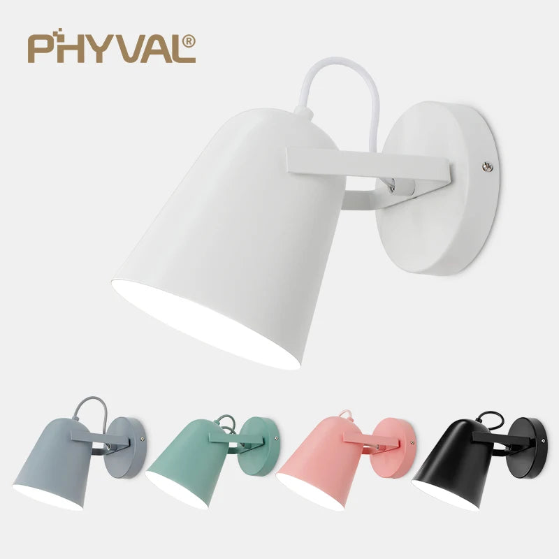 applique murale led nordique macaron phyval pour chevet