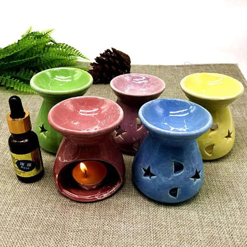 bougie aromathérapie brûleur dhuile essentielle pour détente et décoration - vue 7 sur 13