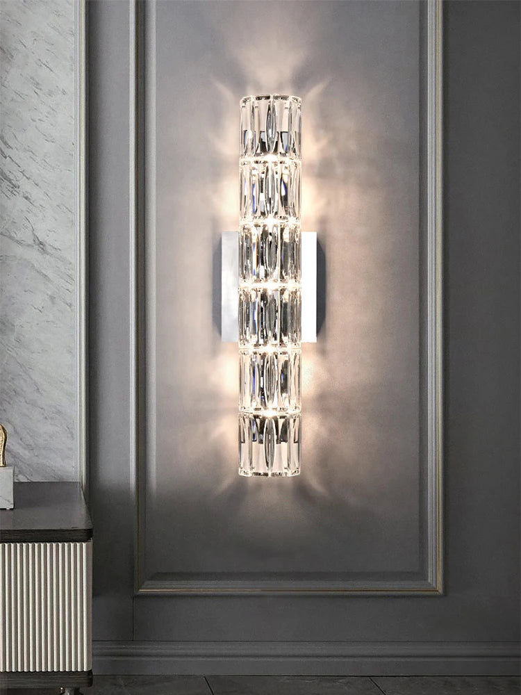 Applique moderne applique pour salon luxe cristal applique murale LED lumière nordique chambre chevet applique murale Luminaire lampe d'intérieur