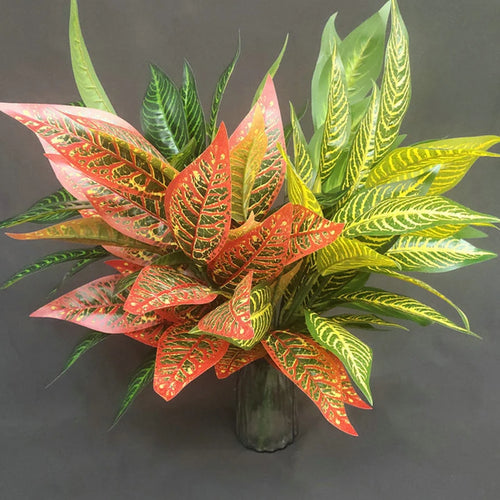 branches de palmier artificielles tropicales décoratives en plastique - vue 3 sur 13