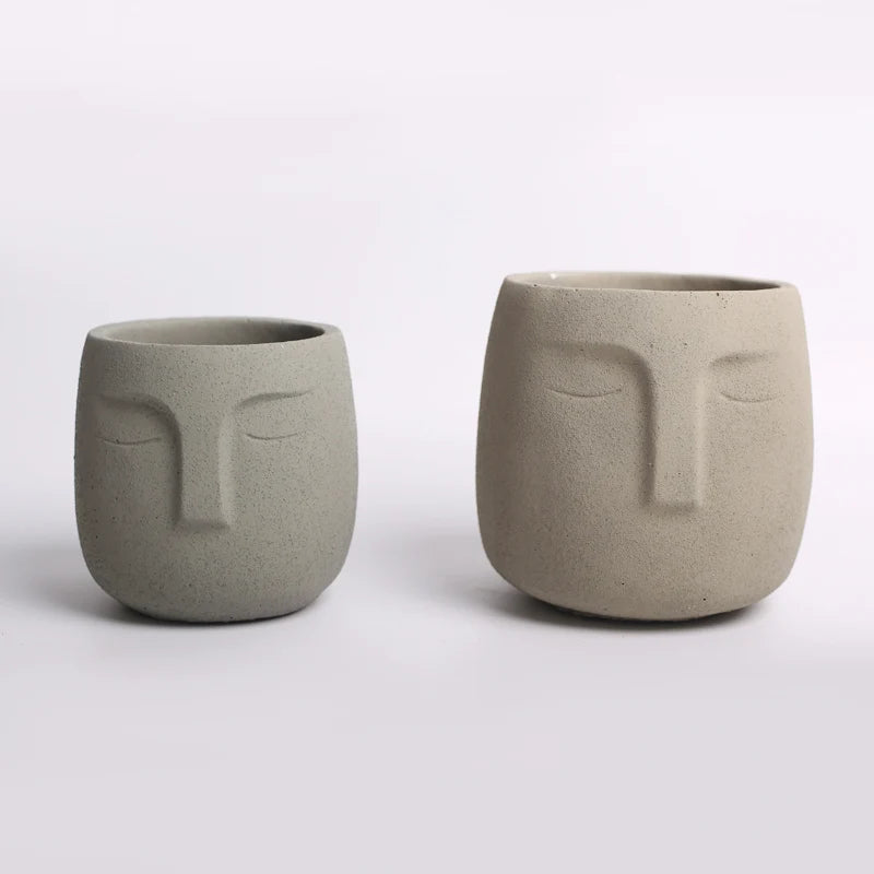 moule en silicone pour pot de fleurs design créatif