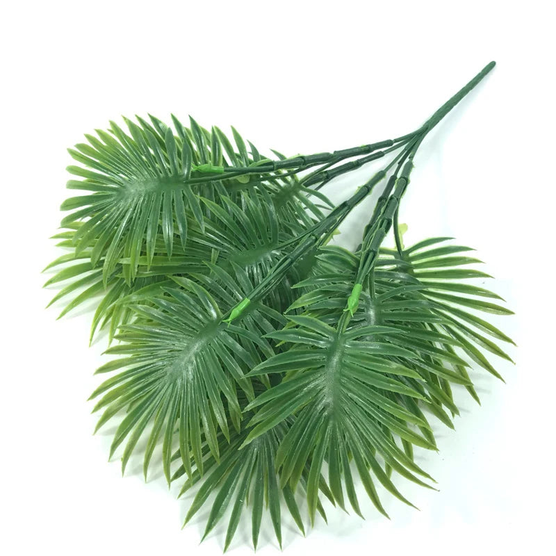 plantes artificielles monstera et palmier pour décoration intérieure et extérieure - vue 11 sur 13