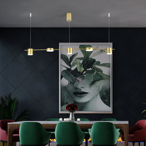 lustre moderne créatif trois têtes pour restaurant et hôtel - vue 3 sur 10