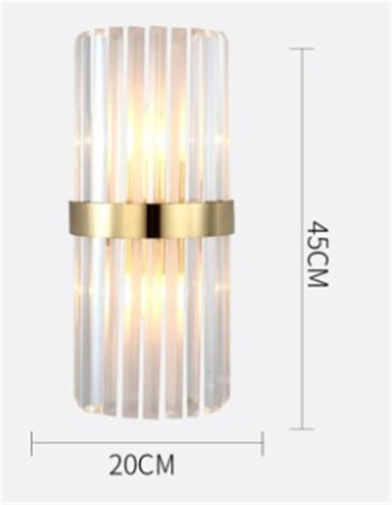 applique murale en cristal de luxe pour décoration intérieure - vue 5 sur 9