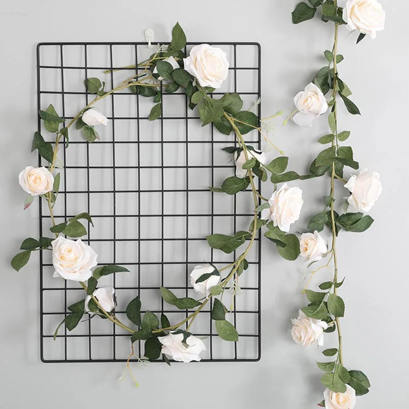 guirlande de lierre artificielle en soie pour mariage décoratif - vue 7 sur 9