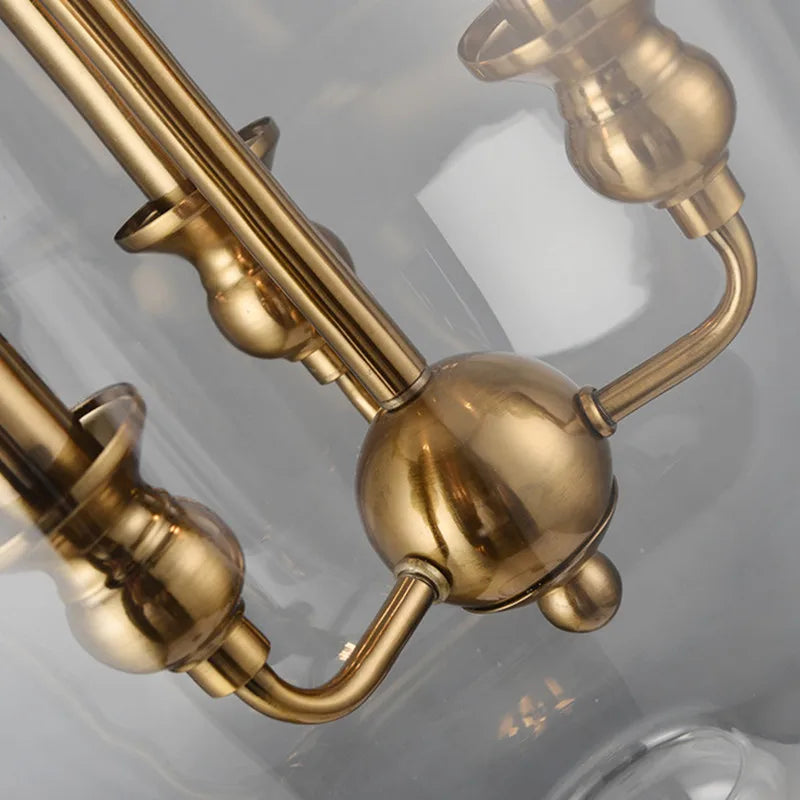Lustre style américain Loft Bar en verre - vue 6 sur 6